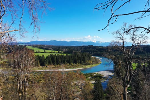 Aerial view of the Litzauer loop in good weather