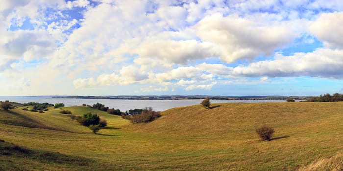 Groß Zicker dreamy landscape on the Baltic Sea island of Ruegen