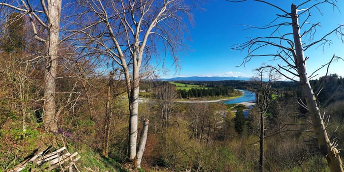Aerial view of the Litzauer loop in good weather