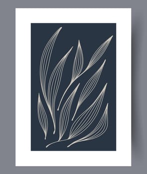 Scandinavian abstract vector print set. Minimalistic abstract wall art background for print. Scandinavian vector style.