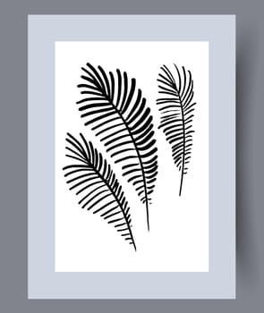 Scandinavian abstract vector print set. Minimalistic abstract wall art background for print. Scandinavian vector style.