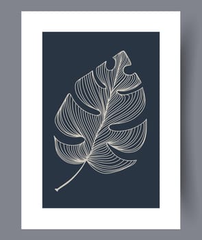 Scandinavian abstract vector print set. Minimalistic abstract wall art background for print. Scandinavian vector style.