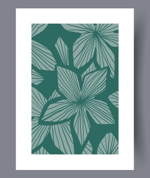 Scandinavian abstract vector print set. Minimalistic abstract wall art background for print. Scandinavian vector style.
