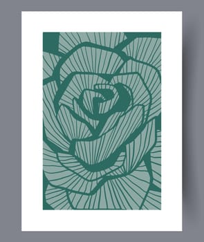 Scandinavian abstract vector print set. Minimalistic abstract wall art background for print. Scandinavian vector style.