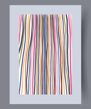 Scandinavian abstract vector print set. Minimalistic abstract wall art background for print. Scandinavian vector style.