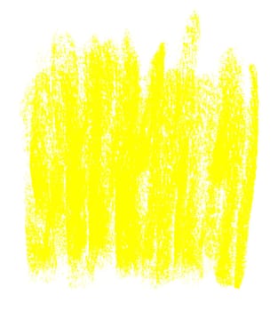 Yellow dirty hand painted pencil stripes