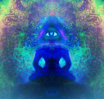 man with third eye, psychic supernatural senses