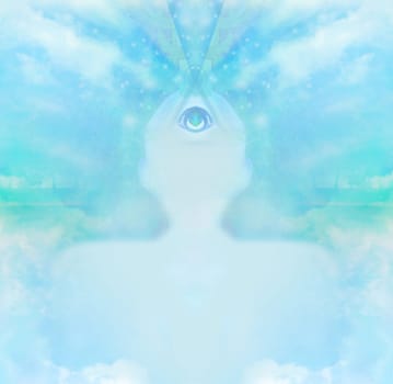 man with third eye, psychic supernatural senses