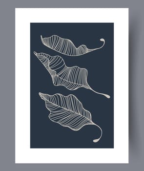Scandinavian abstract vector print set. Minimalistic abstract wall art background for print. Scandinavian vector style.