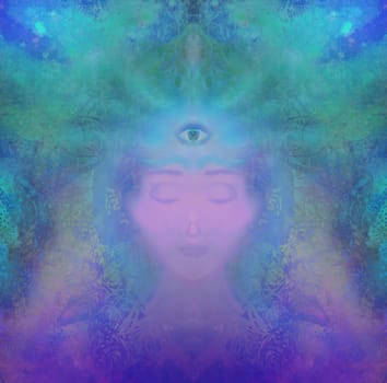 man with third eye, psychic supernatural senses
