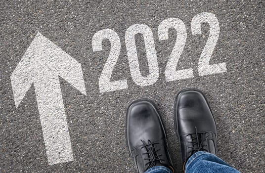 Text on the road - 2022