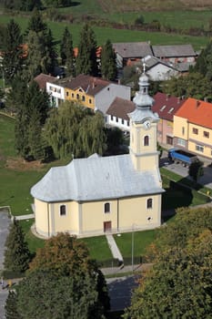 Parish church of Saint Joseph in Grubisno Polje, Croatia