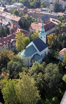 Saint John the Baptist church in Zagreb, Croatia