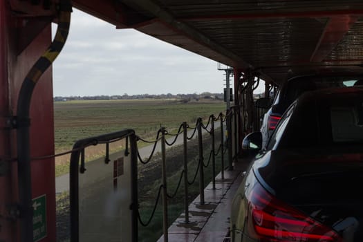 The car train to westerland on sylt