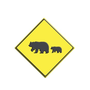 General warning symbol. Yellow security icon.