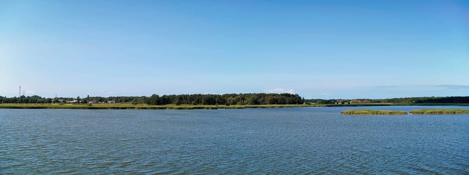 Zingster Strom river at the port of Zingst, Fischland-Darß peninsula, Mecklenburg-West Pomerania, Germany