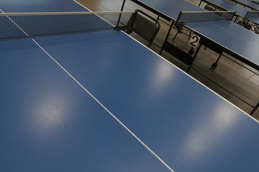 Tabletennis or ping pong table. Sport concept
