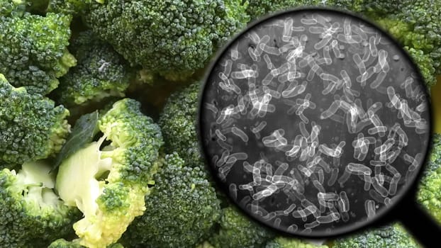 Searching for bacteria in vegetables