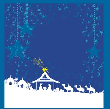 birth of Jesus in Bethlehem card