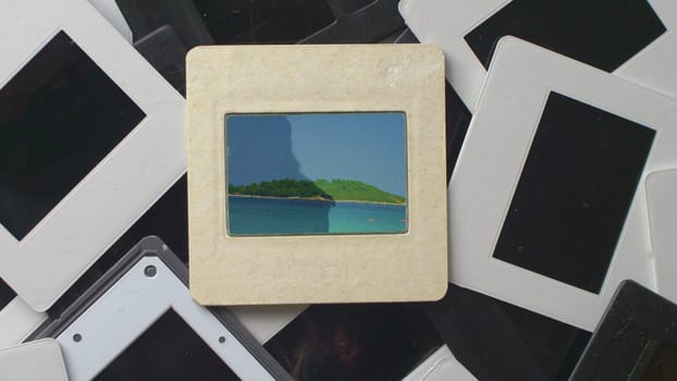 Broken Film Memories On Vintage Slide Film