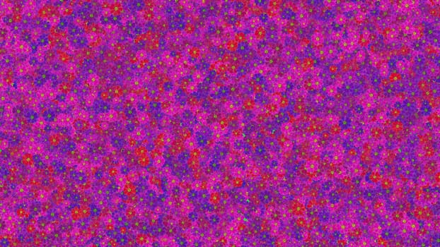 Many red and blue flowers background