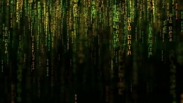 Big data on the web concept