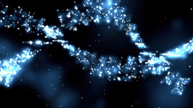 Dna Molecule Structure 3D illustration