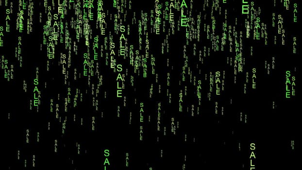 Sale computing data code on the web
