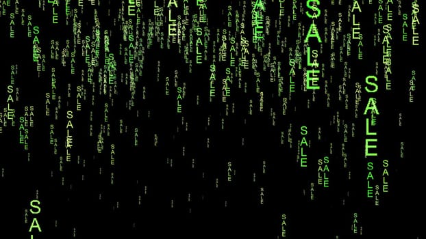 Sale computing data code on the web