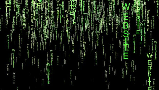 Website data code on the web