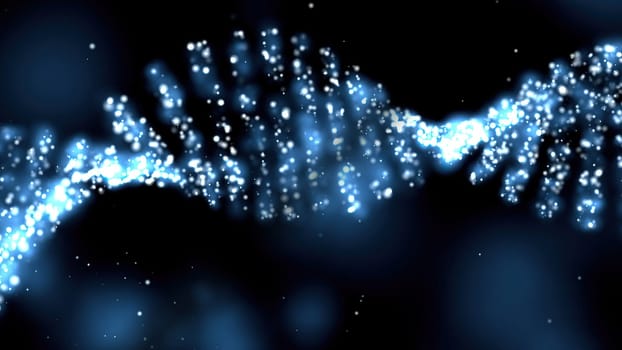 Dna Molecule Structure 3D illustration