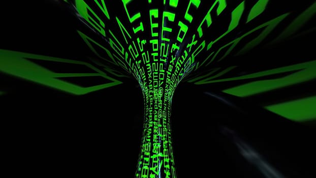 Driving through binary data tunnel