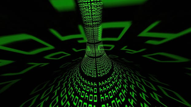 Driving through binary data tunnel