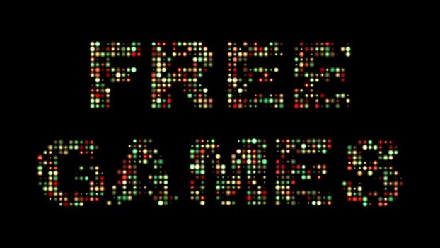 Free games colorful led sign