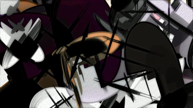 Graffiti hand draw digital art illustration
