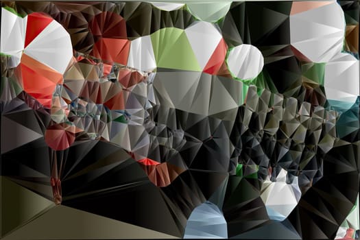 Artwork of abstract composition made with geometrical shapes and elements hand draw digital art illustration,Artwork of abstract composition made with geometrical shapes and elements hand draw digital art illustration