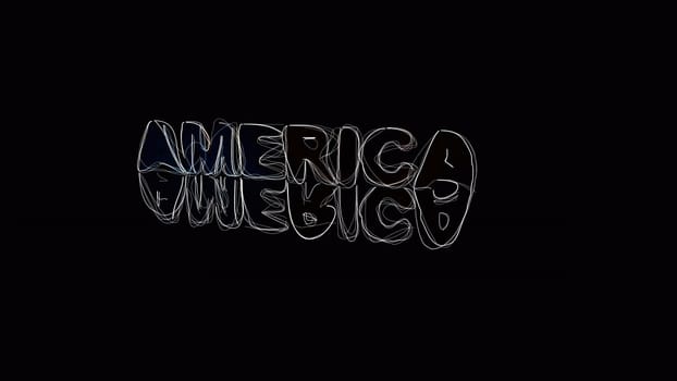 America text hand draw digital art illustration,America text hand draw digital art illustration
