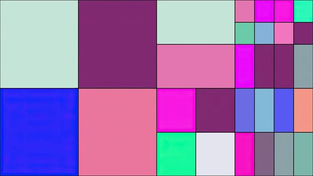 Colorful rectangles mondrian style art illustration