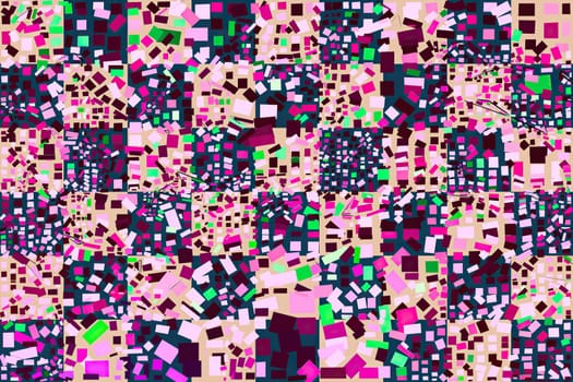 Artwork of abstract composition made with geometrical shapes and elements,Artwork of abstract composition made with geometrical shapes and elements