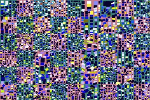 Artwork of abstract composition made with geometrical shapes and elements,Artwork of abstract composition made with geometrical shapes and elements