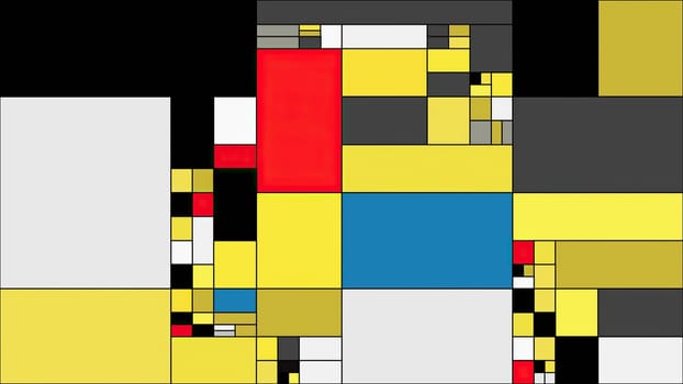 Colorful rectangles mondrian style art illustration,Colorful rectangles mondrian style art illustration