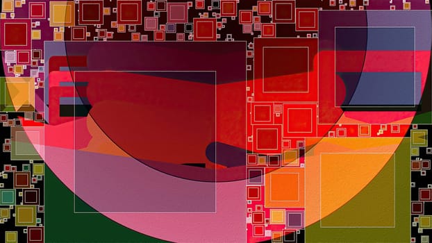 Artwork of abstract composition made with geometrical shapes and elements,Artwork of abstract composition made with geometrical shapes and elements