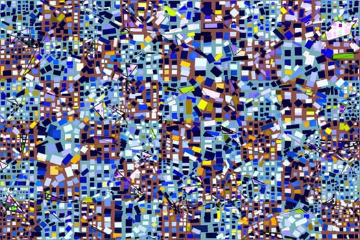 Artwork of abstract composition made with geometrical shapes and elements,Artwork of abstract composition made with geometrical shapes and elements