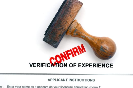 Verification of experience