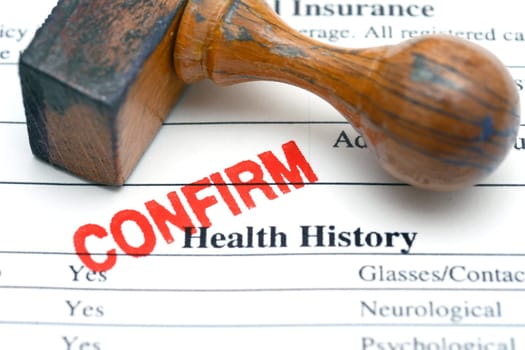 Health history form
