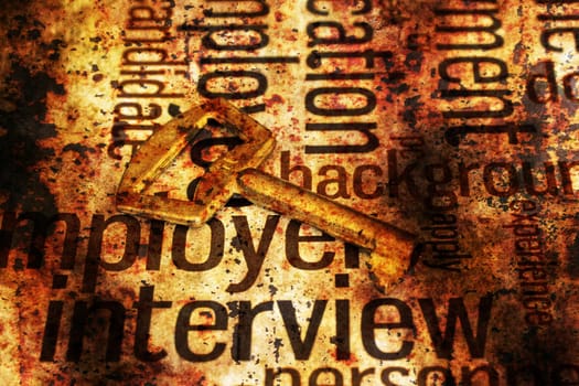 Interview text and old key