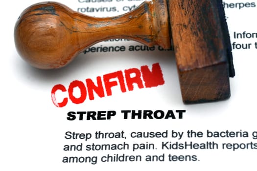 Strep throat confirm