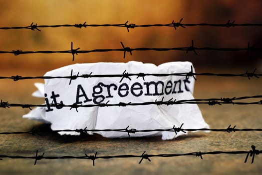 Agreement against barbwire