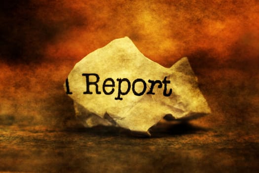 Report trash paper
