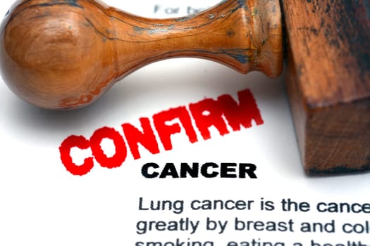 Cancer confirm